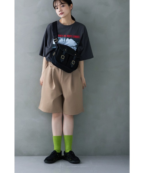 etoll.(エトル)の「ダンボールカットハーフパンツ(その他パンツ・レディース・ブラック/ベージュ・M)」の17枚目の写真