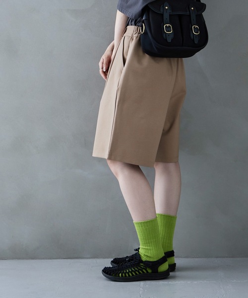 etoll.(エトル)の「ダンボールカットハーフパンツ(その他パンツ・レディース・ブラック/ベージュ・M)」の18枚目の写真