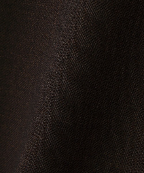 ETRE TOKYO（エトレトウキョウ）の「ノーカラーダブルブレストオーバージャケット（ノーカラージャケット・レディース・ブラウン/ベージュ/ブラック・S/M）」の14枚目の写真