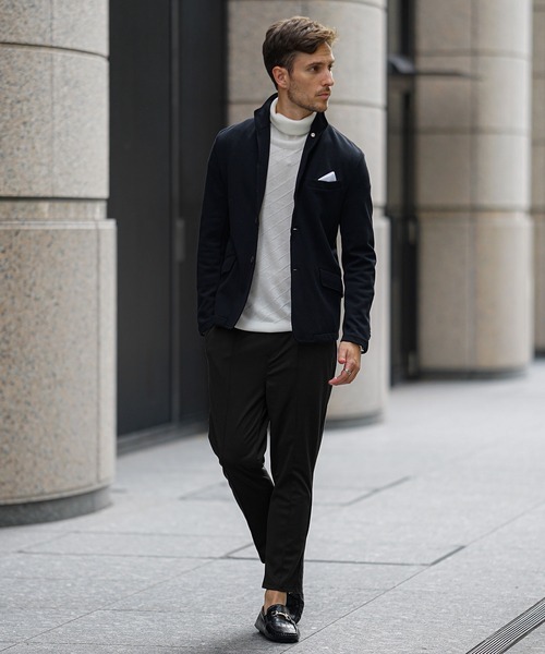 SOMEDIFF（サムディフ）の「【SOMEDIFF】センタープレススラックス メンズ テーパードパンツ イージーパンツ 10分丈 アンクル丈 春服 冬服（スラックス・メンズ・ブラウン系その他/ブラック系その他/グリーン系その他/ブルー系その他/グリーン/ブラウン/ブラック/ブルー・M/L/XL）」の11枚目の写真