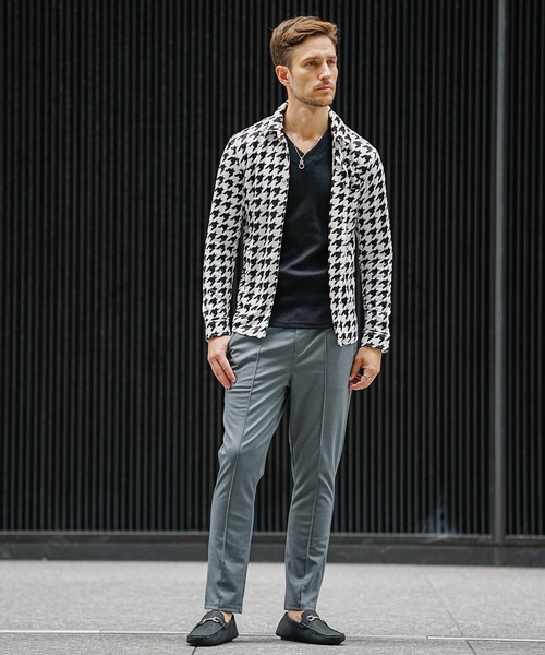 SOMEDIFF（サムディフ）の「【SOMEDIFF】センタープレススラックス メンズ テーパードパンツ イージーパンツ 10分丈 アンクル丈 春服 冬服（スラックス・メンズ・ブラウン系その他/ブラック系その他/グリーン系その他/ブルー系その他/グリーン/ブラウン/ブラック/ブルー・M/L/XL）」の12枚目の写真