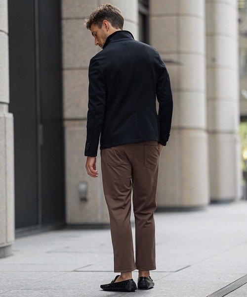 SOMEDIFF（サムディフ）の「【SOMEDIFF】センタープレススラックス メンズ テーパードパンツ イージーパンツ 10分丈 アンクル丈 春服 冬服（スラックス・メンズ・ブラウン系その他/ブラック系その他/グリーン系その他/ブルー系その他/グリーン/ブラウン/ブラック/ブルー・M/L/XL）」の17枚目の写真