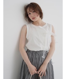 JUMELLE | cross ribbon tank(タンクトップ)