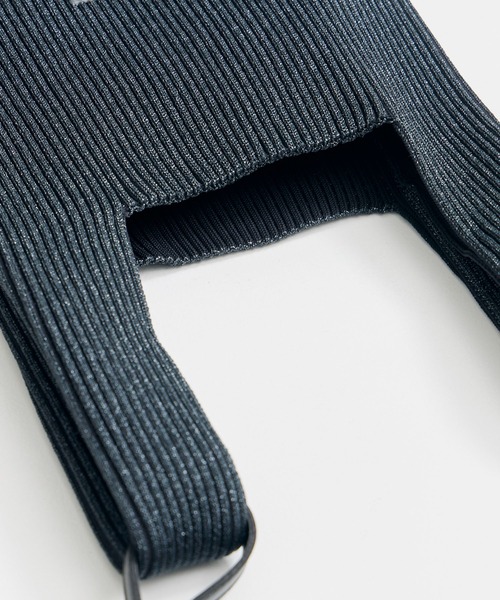 LASTFRAME（ラストフレーム）の「【LASTFRAME/ラストフレーム】KYOTO METALLIC MARKET BAG SMALL/ニットバッグ（ショルダーバッグ・レディース・ライトピンク/ダークグレー/シルバー・FREE）」の17枚目の写真