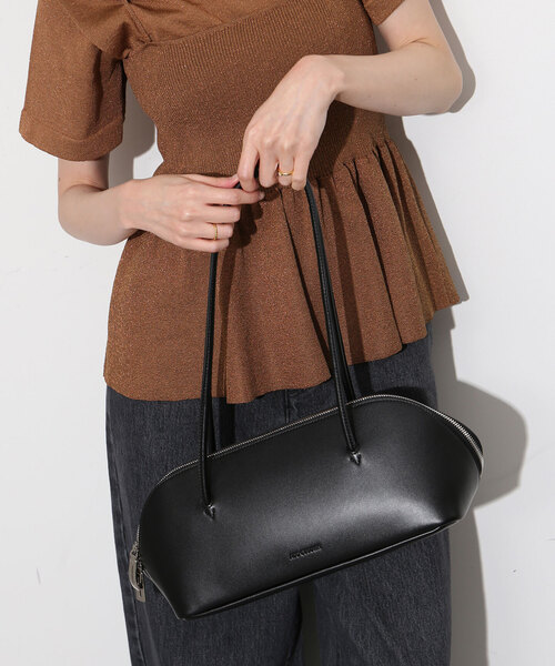 ADD CULUMN（アドカラム）の「ADD CULUMN/アドカラム ラウンドショルダーバッグ A24W02B327（ショルダーバッグ・レディース・ホワイト/ブラック・FREE）」の9枚目の写真