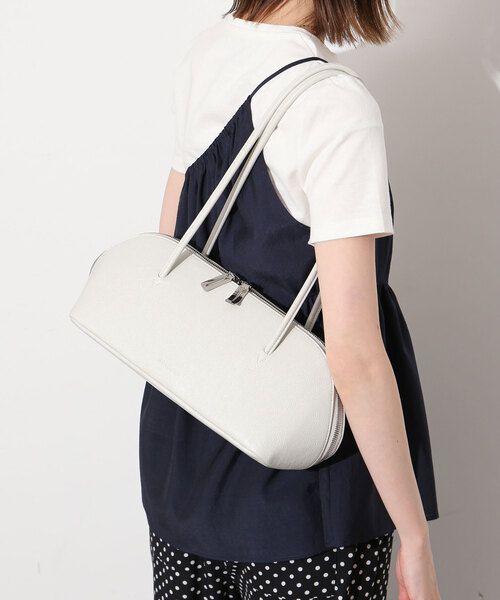 ADD CULUMN（アドカラム）の「ADD CULUMN/アドカラム ラウンドショルダーバッグ A24W02B327（ショルダーバッグ・レディース・ホワイト/ブラック・FREE）」の15枚目の写真