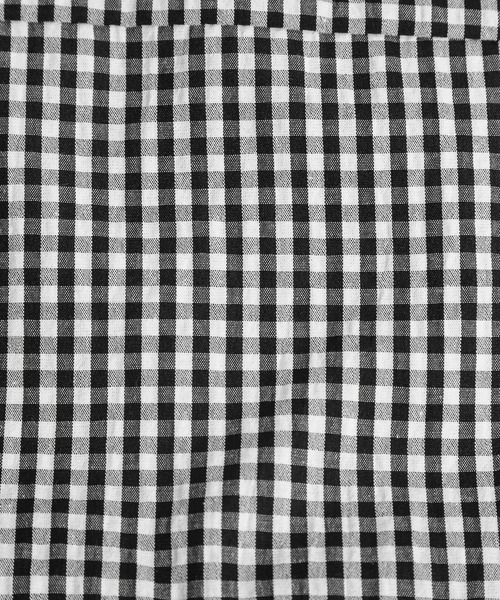 AMELY(エミリー)の「ギンガムチェックティアードワンピース(ワンピース・レディース・ブラック/イエロー/グリーン/ピンク・フリー)」の12枚目の写真