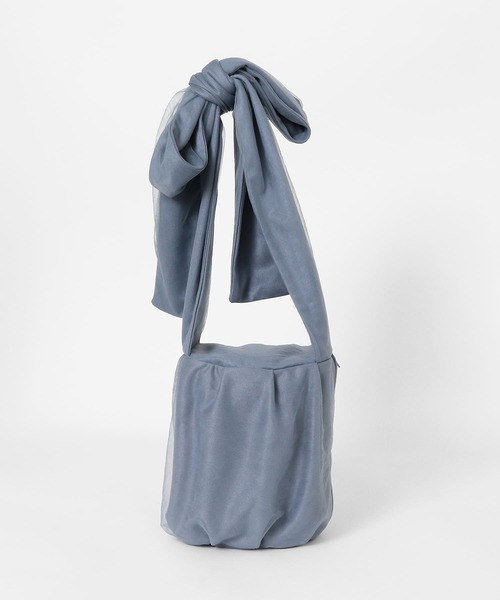 KBF（ケイビーエフ）の「マルチWAYチュールドッキングBAG（ショルダーバッグ・レディース・アイボリー/グレー系その他/ブラック・ONE）」の11枚目の写真