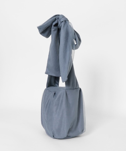 KBF（ケイビーエフ）の「マルチWAYチュールドッキングBAG（ショルダーバッグ・レディース・アイボリー/グレー系その他/ブラック・ONE）」の10枚目の写真