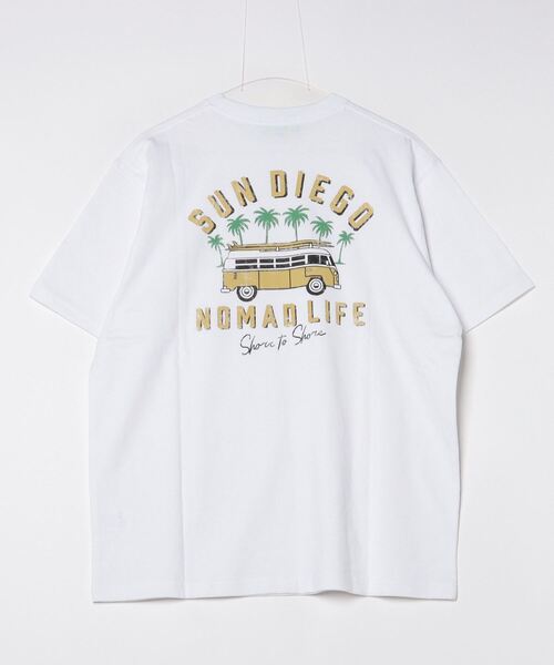 ムラサキスポーツ（ムラサキスポーツ）の「TREAL/トゥリール  TRMTｼｬﾂ【ﾊﾞﾝ】 MOTR24SM008（Tシャツ/カットソー・メンズ・チャコール/ホワイト・M/L）」の12枚目の写真