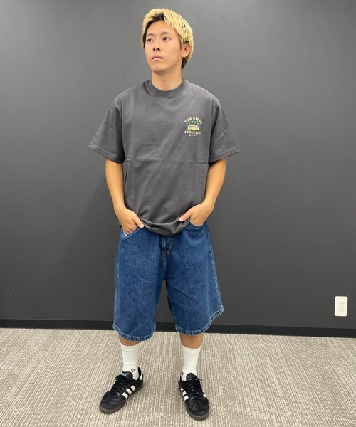 ムラサキスポーツ（ムラサキスポーツ）の「TREAL/トゥリール  TRMTｼｬﾂ【ﾊﾞﾝ】 MOTR24SM008（Tシャツ/カットソー・メンズ・チャコール/ホワイト・M/L）」の11枚目の写真