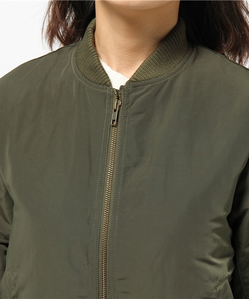 CIAOPANIC TYPY（チャオパニックティピー）の「【CIAOPANIC TYPY】グログランMA-1（ブルゾン・レディース・カーキ/ブラック・MEDIUM/SMALL）」の8枚目の写真