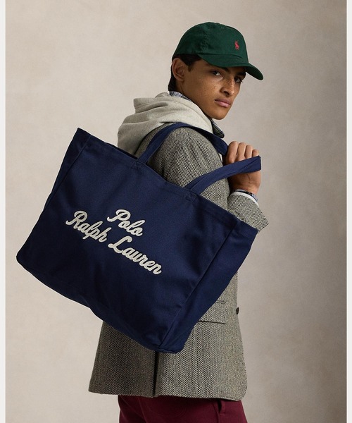 POLO RALPH LAUREN エンブロイダリー キャンバス トート エンブロイダリー キャンバス トート（トートバッグ）｜POLO RALPH
