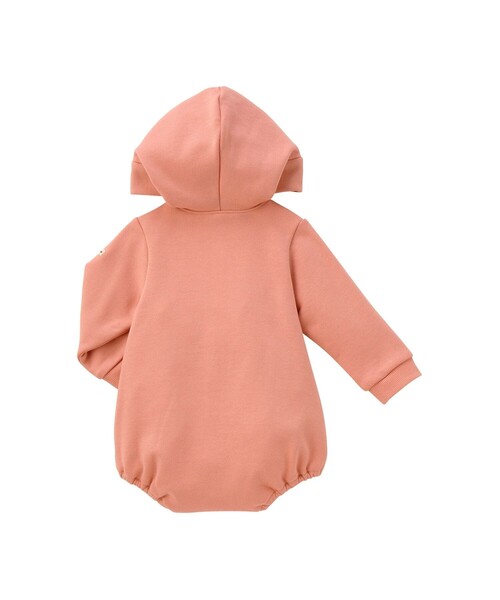 HOT BISCUITS（ホットビスケッツ）の「【NEW Color Series】耳付きロンパース（ロンパース・キッズ・ベージュ/サーモンピンク・S(70-80cm)/M(80-90cm)）」の14枚目の写真