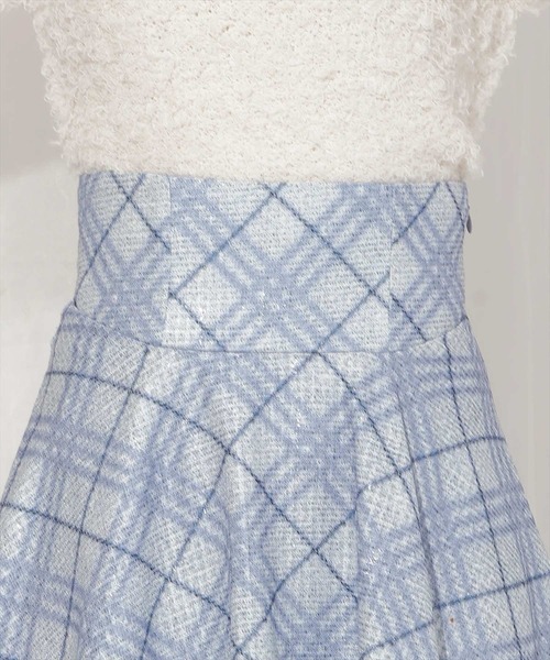 WILLSELECTION(ウィルセレクション)の「バイヤスチェックサーキュラースカート(スカート・レディース・レッド系その他5/ブルー系その他5・MEDIUM/SMALL)」の15枚目の写真