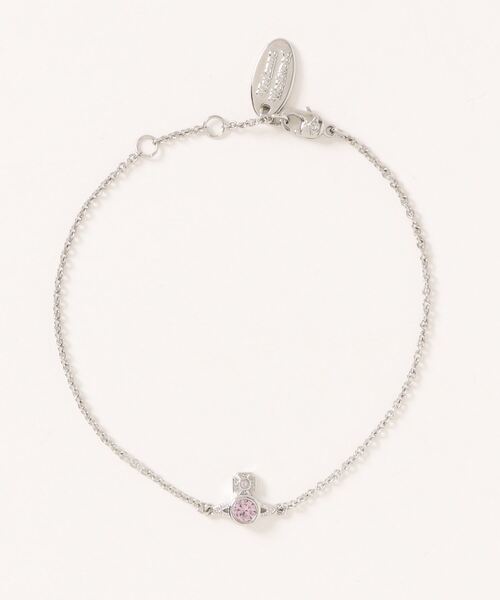 Vivienne Westwood(ヴィヴィアンウエストウッド)の「LONDON ORB BRACELET(ブレスレット・レディース・ピンク/ピンク系その他/シルバー・FREE)」の2枚目の写真