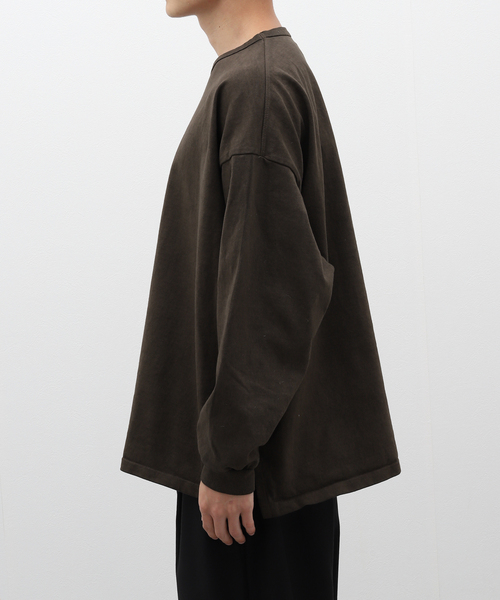 JOURNAL STANDARD J.S HOMESTEAD(ジャーナルスタンダードホームステッド)の「J.S.Homestead / HEAVY T-Cloth L/S(Tシャツ/カットソー・メンズ・ブラック/カーキ/ホワイト・MEDIUM/LARGE)」の8枚目の写真