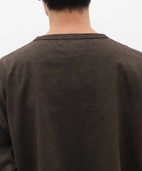 JOURNAL STANDARD J.S HOMESTEAD(ジャーナルスタンダードホームステッド)の「J.S.Homestead / HEAVY T-Cloth L/S(Tシャツ/カットソー・メンズ・ブラック/カーキ/ホワイト・MEDIUM/LARGE)」の11枚目の写真