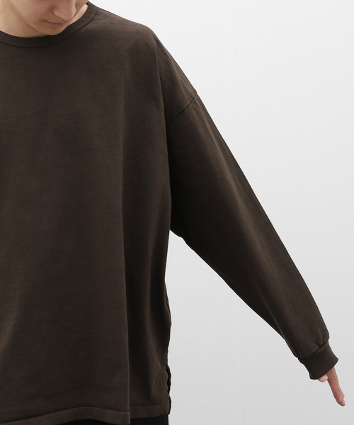 JOURNAL STANDARD J.S HOMESTEAD(ジャーナルスタンダードホームステッド)の「J.S.Homestead / HEAVY T-Cloth L/S(Tシャツ/カットソー・メンズ・ブラック/カーキ/ホワイト・MEDIUM/LARGE)」の12枚目の写真