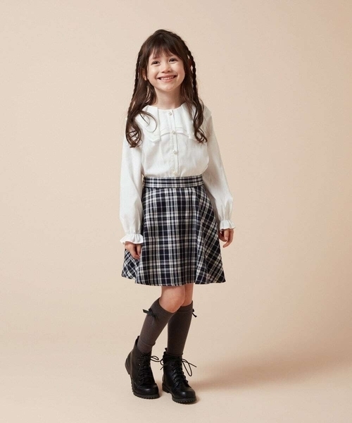 a.v.v（アーヴェヴェ）の「[19-24cm]【ファスナー付きで楽ちん】レースアップショートブーツ（ブーツ・キッズ・ブラック・19/20/21/22/24/23）」の12枚目の写真