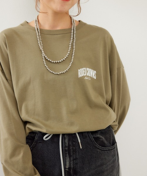 RODEO CROWNS WIDE BOWL（ロデオクラウンズワイドボウル）の「アソートロングネックレス（ネックレス・レディース・シルバー/ホワイト・FREE）」の16枚目の写真