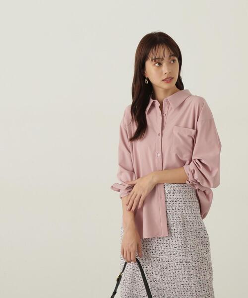 PROPORTION BODY DRESSING（プロポーションボディドレッシング）の「ルーズシャツ / 1214210918（シャツ/ブラウス・レディース・ホワイト/ピンク/ダークグレー・FREE）」の3枚目の写真