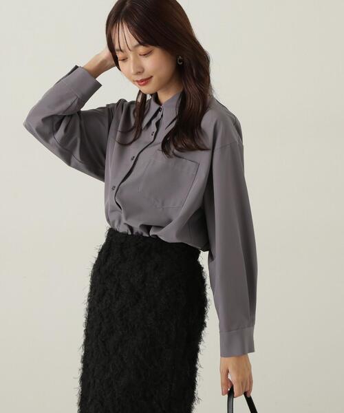 PROPORTION BODY DRESSING（プロポーションボディドレッシング）の「ルーズシャツ / 1214210918（シャツ/ブラウス・レディース・ホワイト/ピンク/ダークグレー・FREE）」の5枚目の写真