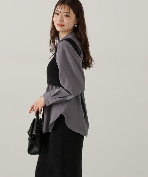 PROPORTION BODY DRESSING（プロポーションボディドレッシング）の「ルーズシャツ / 1214210918（シャツ/ブラウス・レディース・ホワイト/ピンク/ダークグレー・FREE）」の12枚目の写真