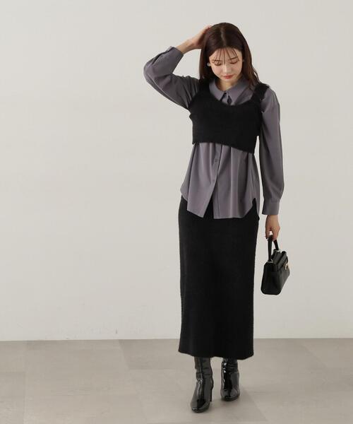 PROPORTION BODY DRESSING（プロポーションボディドレッシング）の「ルーズシャツ / 1214210918（シャツ/ブラウス・レディース・ホワイト/ピンク/ダークグレー・FREE）」の13枚目の写真