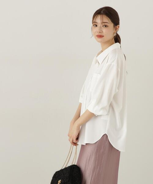 PROPORTION BODY DRESSING（プロポーションボディドレッシング）の「ルーズシャツ / 1214210918（シャツ/ブラウス・レディース・ホワイト/ピンク/ダークグレー・FREE）」の20枚目の写真