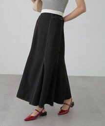 FREE'S MART | [低身長サイズ/Sシリーズ]配色ステッチサイドベルトマーメイドスカート(スカート)