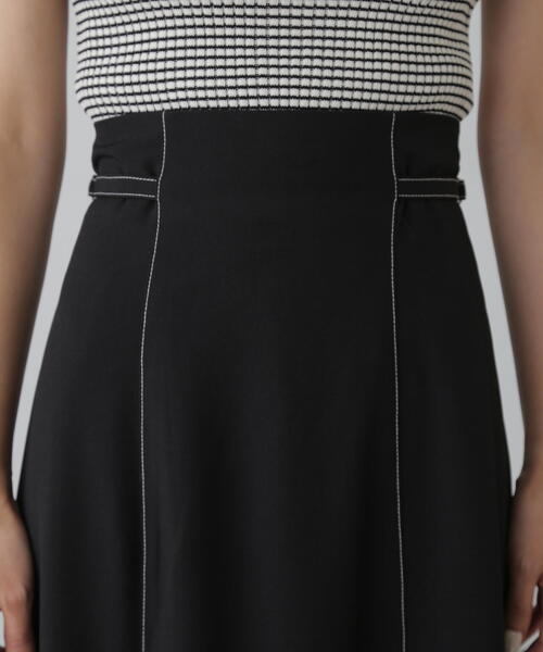 FREE'S MART（フリーズマート）の「[低身長サイズ/Sシリーズ]配色ステッチサイドベルトマーメイドスカート（スカート・レディース・ベージュ/ブラック/ピンク・X-SMALL/SMALL/MEDIUM）」の8枚目の写真