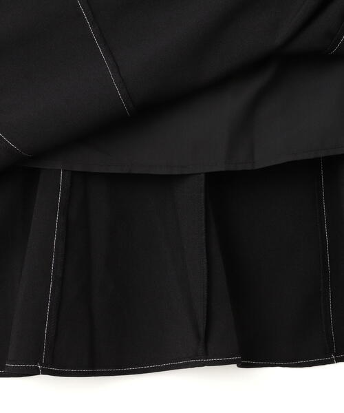 FREE'S MART（フリーズマート）の「[低身長サイズ/Sシリーズ]配色ステッチサイドベルトマーメイドスカート（スカート・レディース・ベージュ/ブラック/ピンク・X-SMALL/SMALL/MEDIUM）」の10枚目の写真