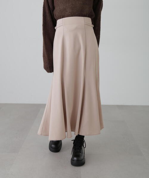 FREE'S MART（フリーズマート）の「[低身長サイズ/Sシリーズ]配色ステッチサイドベルトマーメイドスカート（スカート・レディース・ベージュ/ブラック/ピンク・X-SMALL/SMALL/MEDIUM）」の19枚目の写真