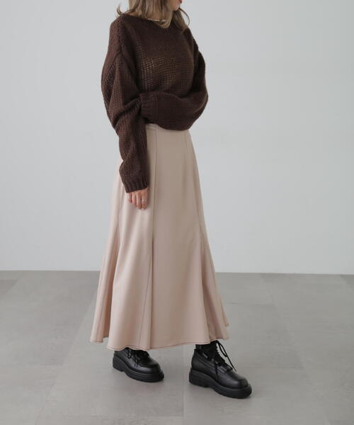 FREE'S MART（フリーズマート）の「[低身長サイズ/Sシリーズ]配色ステッチサイドベルトマーメイドスカート（スカート・レディース・ベージュ/ブラック/ピンク・X-SMALL/SMALL/MEDIUM）」の22枚目の写真