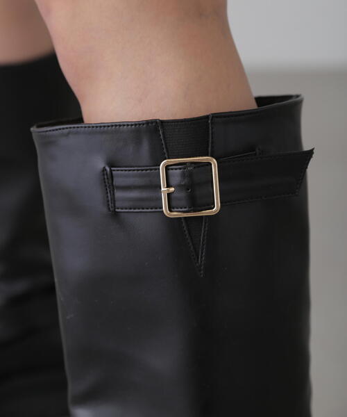 FREE'S MART(フリーズマート)の「ロングリングブーツ(ブーツ・レディース・ブラウン/ブラック・MEDIUM/LARGE)」の13枚目の写真