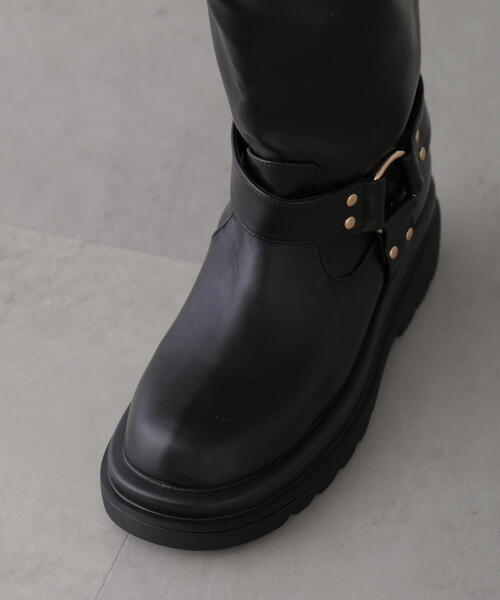 FREE'S MART(フリーズマート)の「ロングリングブーツ(ブーツ・レディース・ブラウン/ブラック・MEDIUM/LARGE)」の14枚目の写真