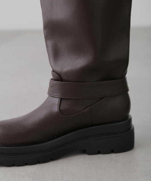 FREE'S MART(フリーズマート)の「ロングリングブーツ(ブーツ・レディース・ブラウン/ブラック・MEDIUM/LARGE)」の18枚目の写真