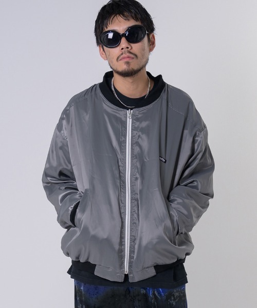 EFFECTEN（エフェクテン）の「mj10262-Velours Reversible Blouson リバーシブルブルゾン（ブルゾン・メンズ・ブラック×ブルー・FREE）」の15枚目の写真