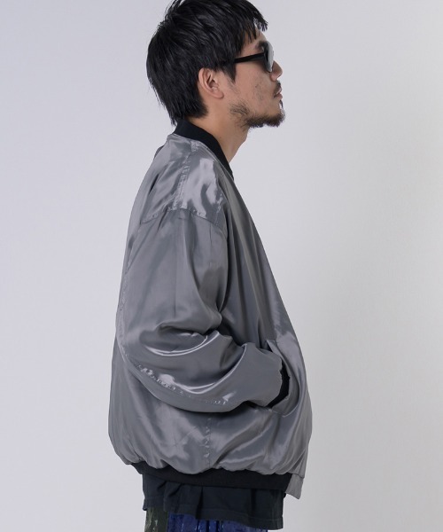 EFFECTEN（エフェクテン）の「mj10262-Velours Reversible Blouson リバーシブルブルゾン（ブルゾン・メンズ・ブラック×ブルー・FREE）」の16枚目の写真
