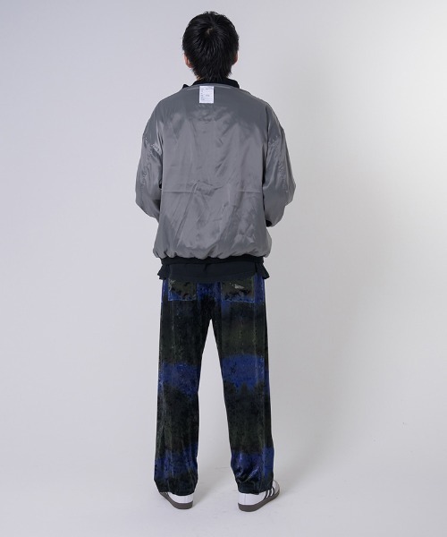 EFFECTEN（エフェクテン）の「mj10262-Velours Reversible Blouson リバーシブルブルゾン（ブルゾン・メンズ・ブラック×ブルー・FREE）」の18枚目の写真