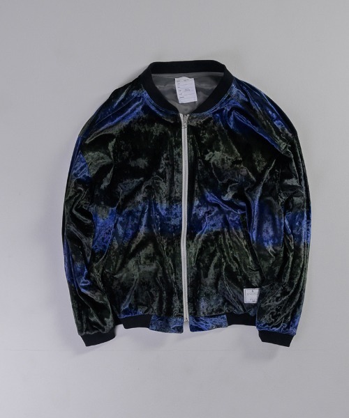 EFFECTEN（エフェクテン）の「mj10262-Velours Reversible Blouson リバーシブルブルゾン（ブルゾン・メンズ・ブラック×ブルー・FREE）」の19枚目の写真