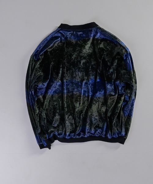 EFFECTEN（エフェクテン）の「mj10262-Velours Reversible Blouson リバーシブルブルゾン（ブルゾン・メンズ・ブラック×ブルー・FREE）」の20枚目の写真