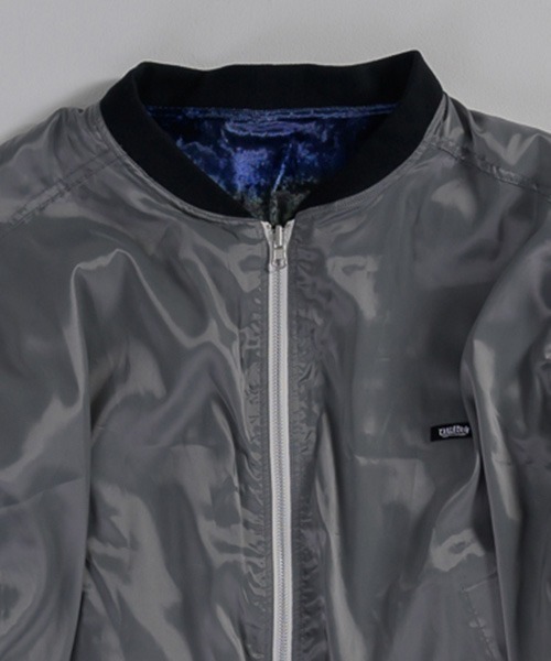 EFFECTEN（エフェクテン）の「mj10262-Velours Reversible Blouson リバーシブルブルゾン（ブルゾン・メンズ・ブラック×ブルー・FREE）」の5枚目の写真