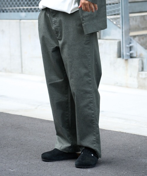 CIAOPANIC TYPY(チャオパニックティピー)の「ヴィンテージストレッチコットンパンツ(その他パンツ・メンズ・カーキ/ブラック/ライトグレー・MEDIUM/LARGE)」の1枚目の写真