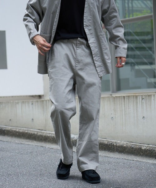 CIAOPANIC TYPY(チャオパニックティピー)の「ヴィンテージストレッチコットンパンツ(その他パンツ・メンズ・カーキ/ブラック/ライトグレー・MEDIUM/LARGE)」の3枚目の写真