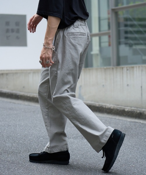 CIAOPANIC TYPY(チャオパニックティピー)の「ヴィンテージストレッチコットンパンツ(その他パンツ・メンズ・カーキ/ブラック/ライトグレー・MEDIUM/LARGE)」の14枚目の写真
