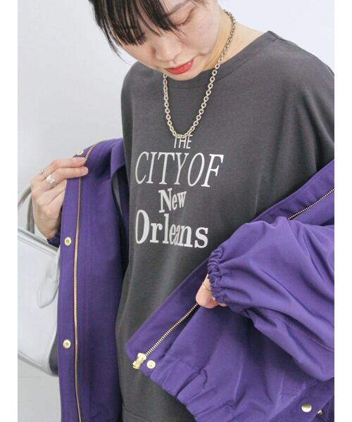 Samansa Mos2 blue（サマンサモスモスブルー）の「ドルマンスリーブ7分袖プルオーバー（Tシャツ/カットソー・レディース・シルバーグレー/イエロー/オフホワイト/チャコールグレー/ブルー・F）」の18枚目の写真