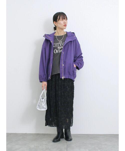 Samansa Mos2 blue（サマンサモスモスブルー）の「ドルマンスリーブ7分袖プルオーバー（Tシャツ/カットソー・レディース・シルバーグレー/イエロー/オフホワイト/チャコールグレー/ブルー・F）」の21枚目の写真