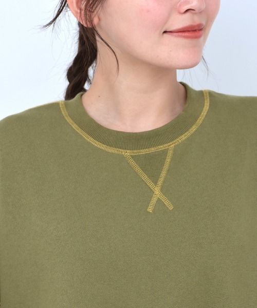 チチカカ(チチカカ)の「スウェット×キルティングプルオーバー(スウェット・レディース・アイボリー/カーキ/ボルドー・FREE)」の17枚目の写真